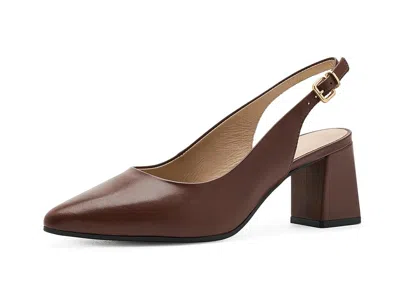 David Tate Brazilia High Women's Heels Brown Leather: 8 W (d)