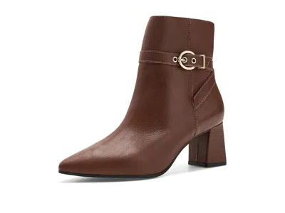 David Tate Brent Women's Boots Cognac: 10.5 M (b), Leather In Brown