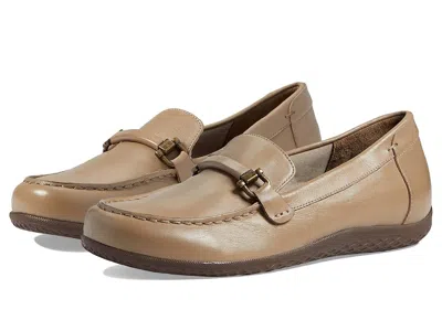 David Tate Castle Women's Shoes Taupe Nappa: 10 Ww (ee) In Brown