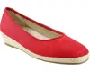 David Tate Stroll Espadrille Flat In Red