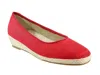 David Tate Stroll Espadrille Flat In Red