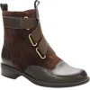 David Tate Club Water Resistant Bootie In Brown