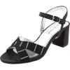 David Tate Cocktail Ankle Strap Sandal In Black