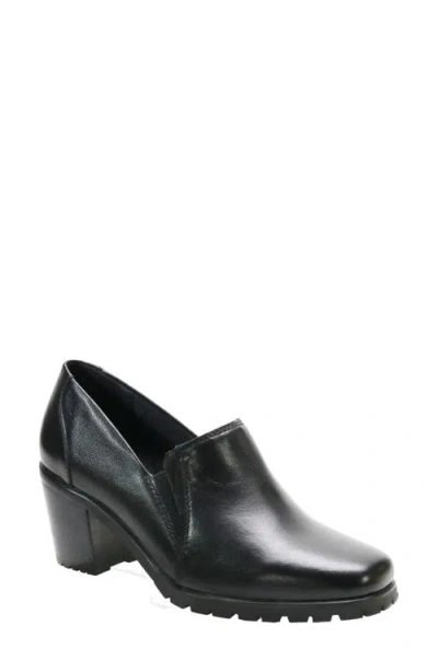 David Tate Craft Pump In Black Lamb
