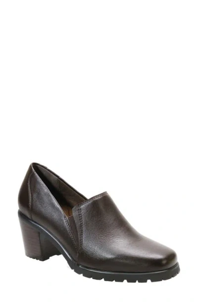 David Tate Craft Pump In Brown Lamb