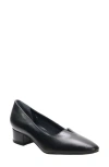 David Tate Culture Pump In Black Lamb