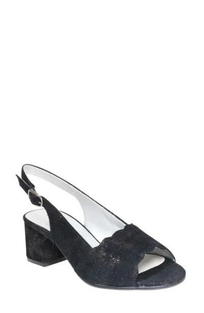 David Tate Dale Slingback Sandal In Black