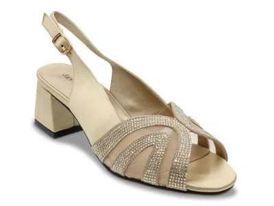 David Tate Desire Sandal In Gold