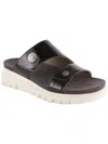 David Tate Elena Wedge Slide Sandal In Black