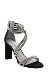 David Tate Evening Rhinestone Sandal In Black