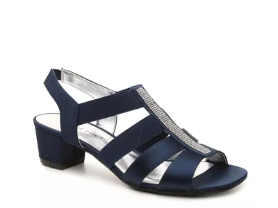 David Tate Extra Wide Width Event Gladiator Sandal In Blue