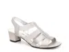 David Tate Extra Wide Width Event Gladiator Sandal In Silver