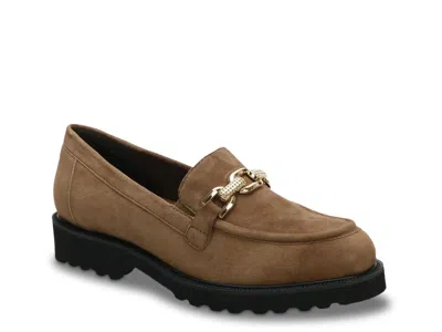 David Tate Extra Wide Width Magan Loafer In Brown