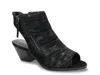 David Tate Extra Wide Width Sidney Sandal In Black