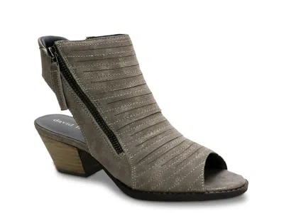 David Tate Extra Wide Width Sidney Sandal In Gray