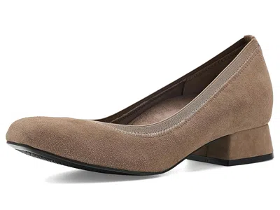 David Tate Fab High Heels Taupe: 10.5 Ww (ee) In Brown