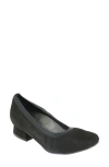 David Tate Fab Square Toe Pump In Black