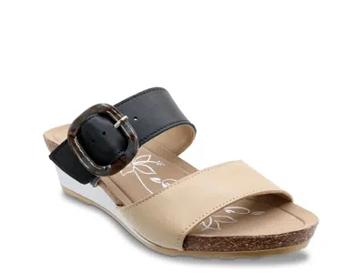 David Tate Fantasy Wedge Sandal In Gray