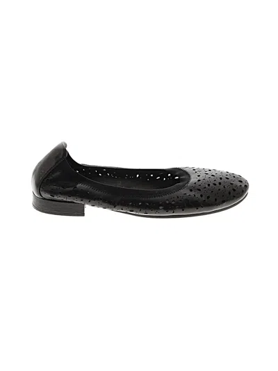 Pre-owned David Tate Flats In Black