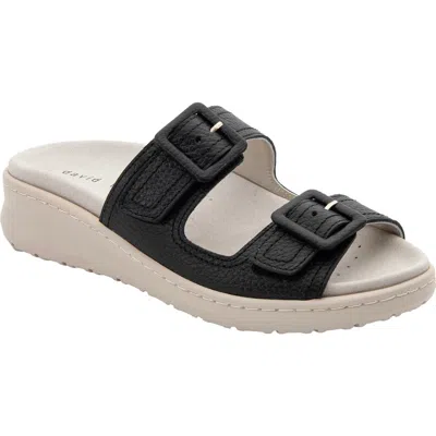 David Tate Frenchy Double Band Slide Sandal In Multi