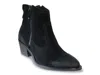 David Tate Friendly Leather Bootie In Black