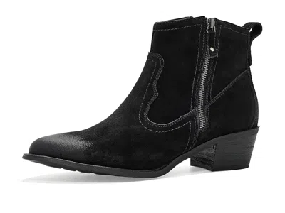 David Tate Friendly Women's Boots Black Suede: 8 W (d)