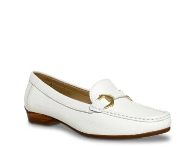 David Tate Fusion Loafer In White
