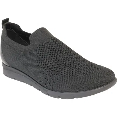 David Tate Galvin Slip-on Sneaker In Black