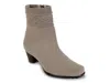David Tate Kalista Water Resistant Knit Bootie In Gray