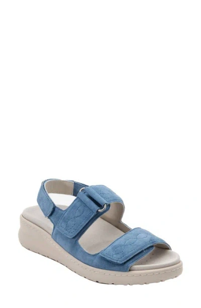 David Tate Key Comfort Slingback Sandal In Denim