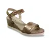 David Tate Knockout Wedge Sandal In Gold