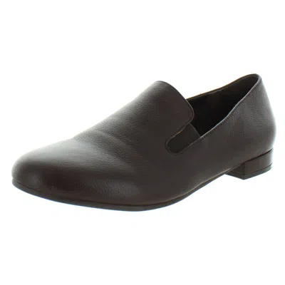 David Tate Lara Womens Slip On Comfort Insole Loafers In Brown