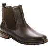 David Tate Luxe Waterproof Bootie In Brown