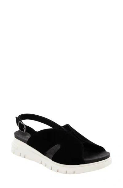 David Tate Madona Unit Slingback Sandal In Black