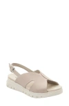 David Tate Madona Unit Slingback Sandal In Bone