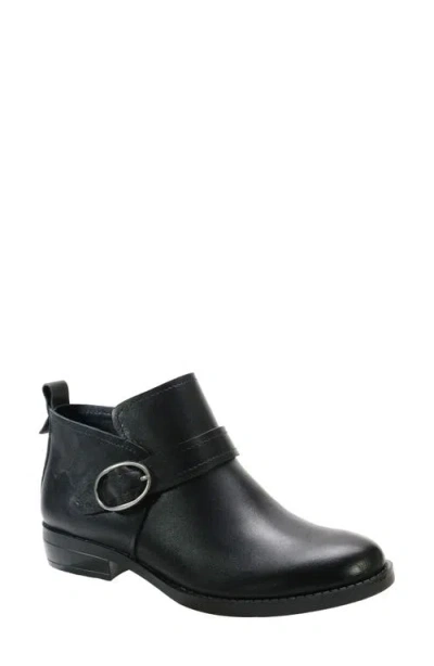 David Tate Maverick Bootie In Black Antique Leather