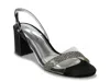 David Tate Night Sandal In Silver