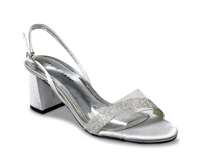 David Tate Night Sandal In Silver