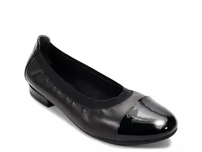 David Tate Nikki Ballet Flat In Black