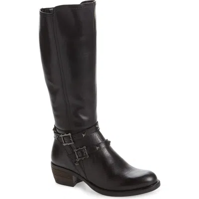 David Tate Novita Knee-high Boot In Black