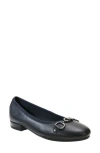 David Tate Omega Flat In Black Lamb