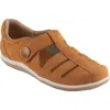 David Tate Optic Flat In Tan Nubuck