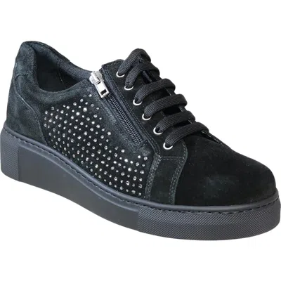 David Tate Perla Sneaker In Black