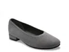 David Tate Runway Ballet Flat In Gray