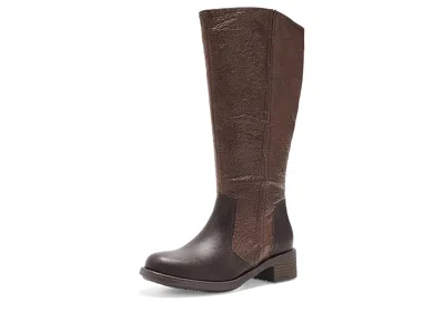 David Tate Sandora Women's Boots Brown Leather: 8.5 Ww (ee)
