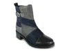 David Tate Swinger Cap Toe Bootie In Blue