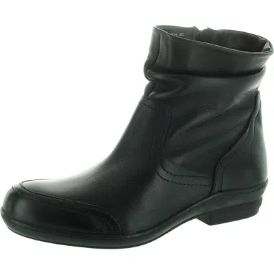 David Tate Tennassee Womens Zipper Leather Ankle Boots In Multi