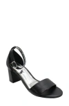 David Tate Timeless Ankle Strap Sandal In Black