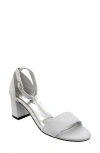 David Tate Timeless Ankle Strap Sandal In White