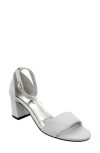 David Tate Timeless Ankle Strap Sandal In White